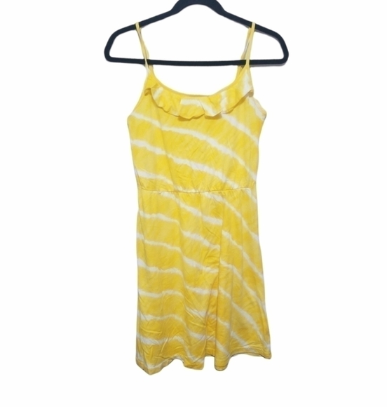 LOFT Dress, Colors yellow and white, Size XS. - Picture 3 of 7